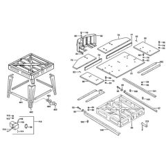 Table Assembly for DeWalt Saw