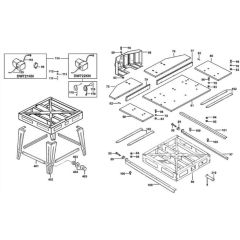 Yoke Assembly for DeWalt Saw