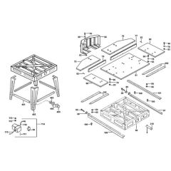 Base Assembly for DeWalt DW722KN