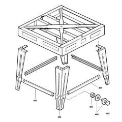 Leg Assembly for DeWalt DW725