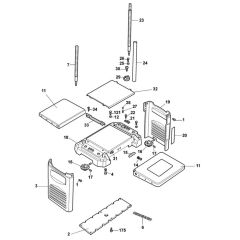 Main Assembly for DeWalt DW733