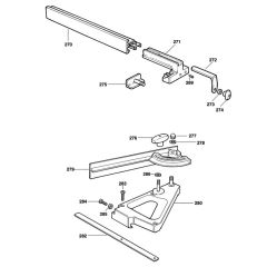 Fence Assembly for DeWalt DW742