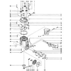 Main Assembly for DeWalt DW8001