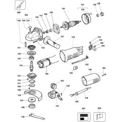 Main Assembly for DeWalt DW808