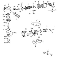 Main Assembly for DeWalt DW811