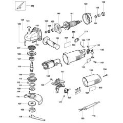 Main Assembly for DeWalt DW812