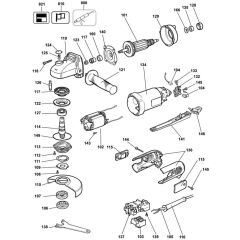 Main Assembly for DeWalt DW813