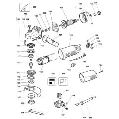 Main Assembly for DeWalt DW817