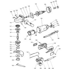 Main Assembly for DeWalt DW823