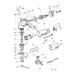 Main Assembly for DeWalt DW824