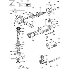 Main Assembly for DeWalt DW824