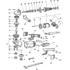 Main Assembly for DeWalt DW848