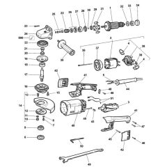 Main Assembly for DeWalt DW850