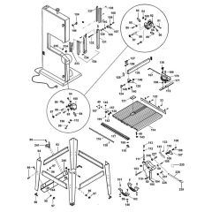 Table Assembly for DeWalt DW876