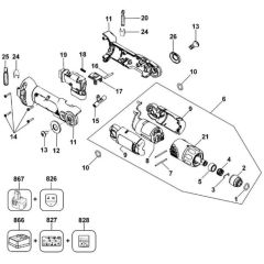 DeWalt DW920K Main Assembly