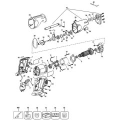 Main Assembly for DeWalt DW937K