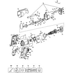 Main Assembly for DeWalt DW938K