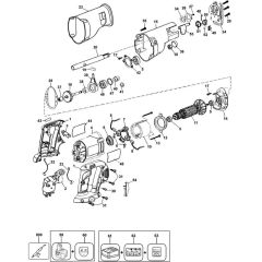 Main Assembly for DeWalt DW938K
