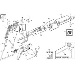 Main Assembly for DeWalt DWD022