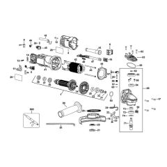 DeWalt DWE4057 Main Assembly