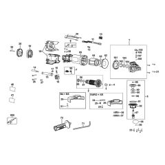 Main Assembly for DeWalt DWE4204