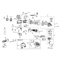 DeWalt DWE4206 Main Assembly
