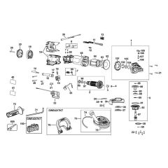 Main Assembly for DeWalt DWE4207