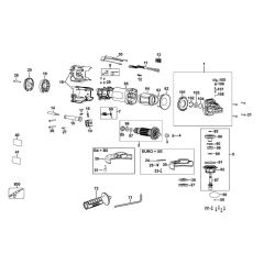 DeWalt DWE4214 Main Assembly