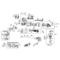 DeWalt DWE4257 Main Assembly