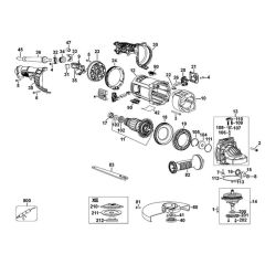 DeWalt DWE4557 Main Assembly