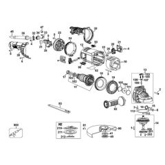 DeWalt DWE4559 Main Assembly