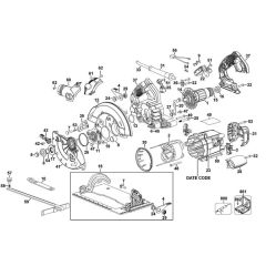 Main Assembly for DeWalt DWE575