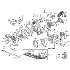 DeWalt DWE576 Main Assembly