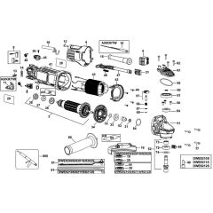 Main Assembly for DeWalt DWE8200S