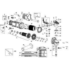 Main Assembly for DeWalt DWE8202T