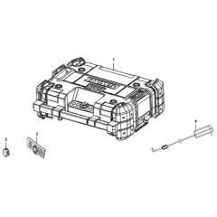 Main Assembly for DeWalt Radio