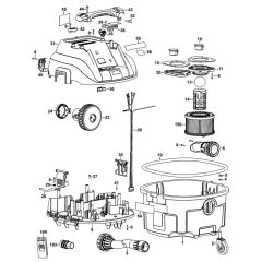 Main Assembly for DeWalt DWV900L