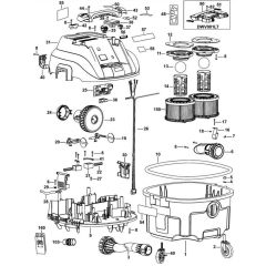 DeWalt DWV901L Main Assembly