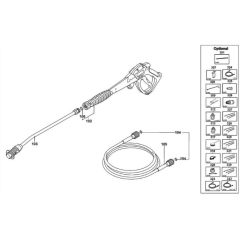 Handle Assembly for DeWalt DXPW002E