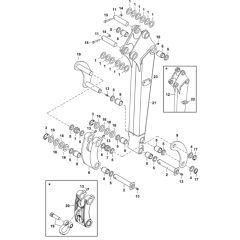 Arm Assembly for BobCat E08