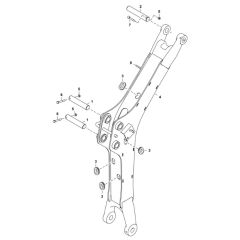 Boom Assembly for BobCat E08