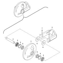 Front Idler Assembly for BobCat E08
