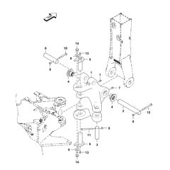 Boom Swing Frame for BobCat E10