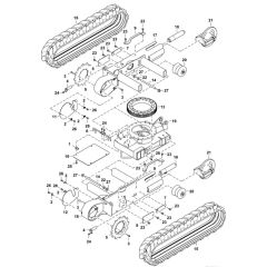 Undercarriage Assembly for BobCat E10