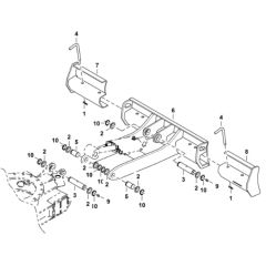 Blade Assembly for BobCat E10Z