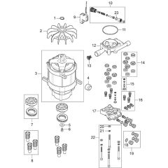 Motor Pump Assembly for Nilfisk