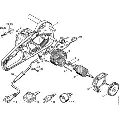 Electric Motor Assembly for Stihl