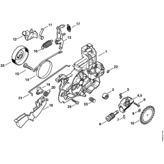 Gear Housing & Oil Pump