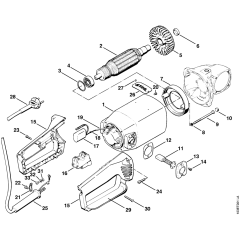 Housing & Handle for Stihl E15