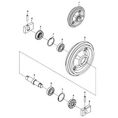 Idler Assembly for BobCat E16